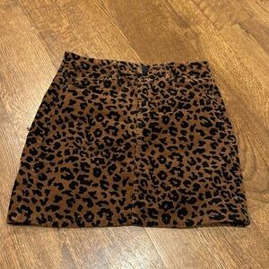 Blank NYC Girls Skirt Brown and Black Size 12